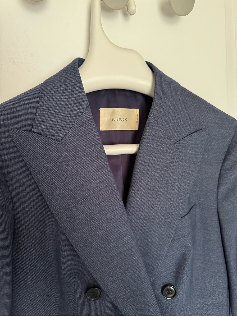 SUISTUDIO  wool Tailored Double-Breasted blazer size 4-6 - Picture 5 of 13